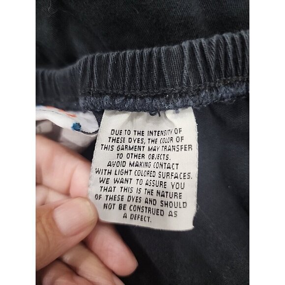 Denim & Co. Pants Black Woven Back Elastic Waist Pockets Straight Leg Women's PL - Picture 11 of 11